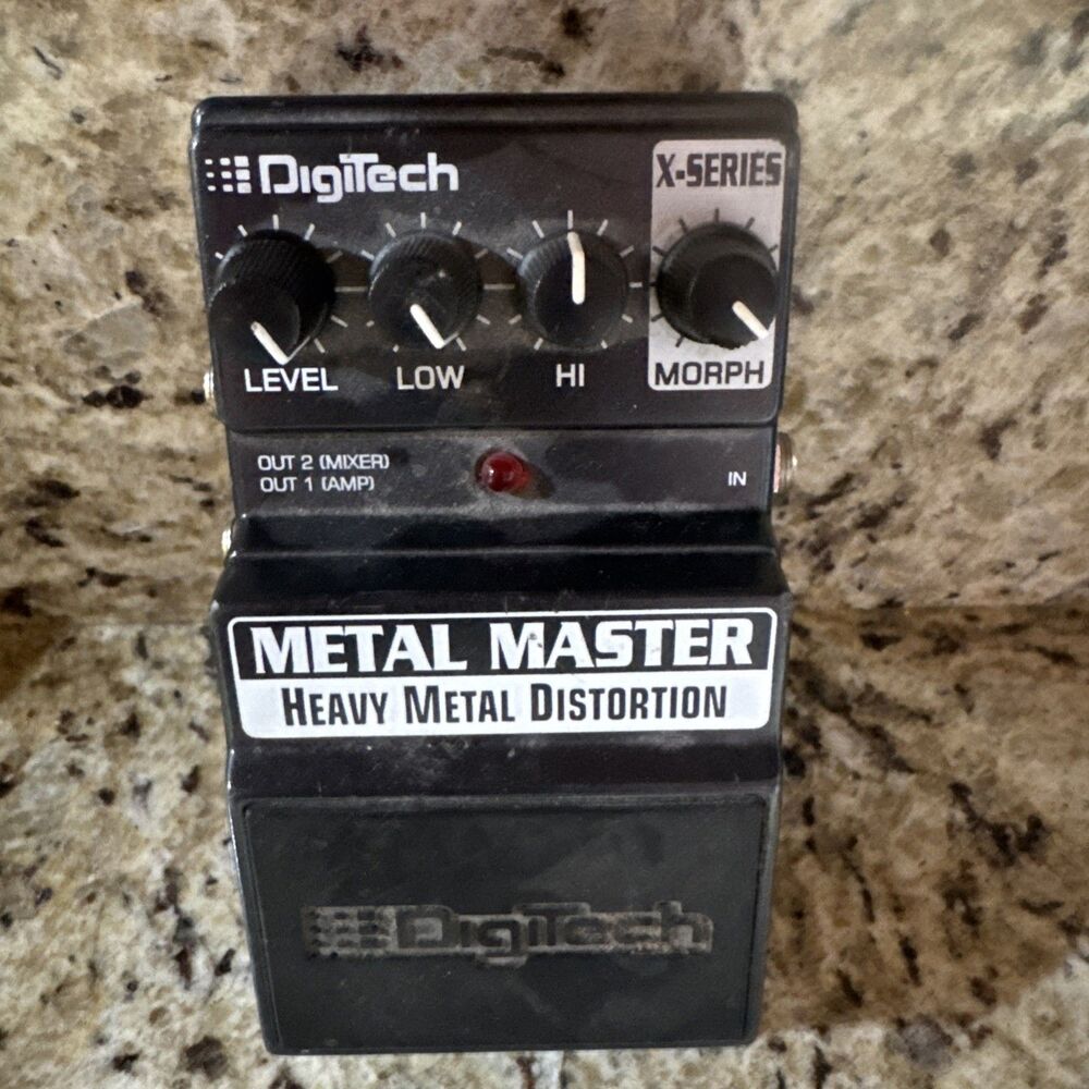 DIGITECH METAL MASTER HEAVY METAL DISTORTION EFFECTS PEDAL